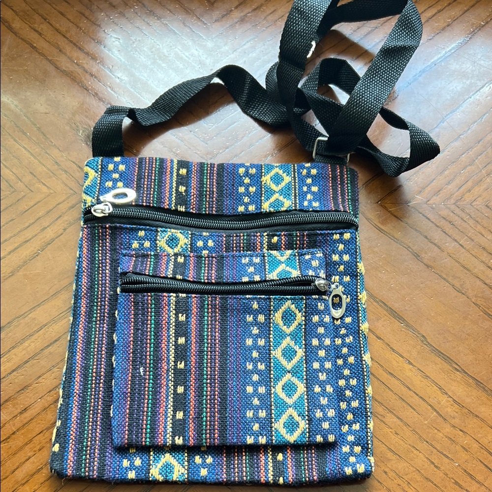 Colorful Patterned Crossbody Bag